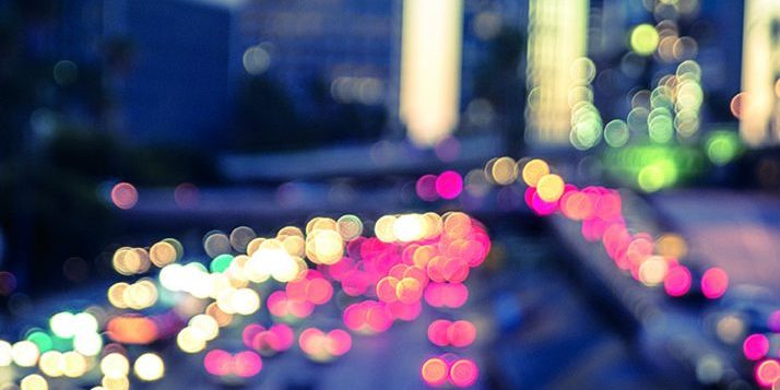 Traffic lights on the street